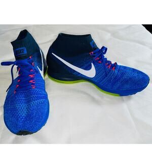 Nike Zoom All Out Flyknit‎ Racer in Blue - Men's Size 12.5 - Worn Once